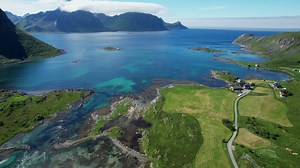 Scenic landscape in Norway