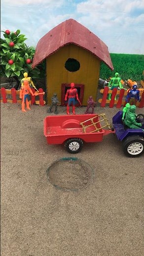 tractor cartoon Mini Tractor Pillar Making Machine | Real Working DIY Construction Enbi tv #tractor