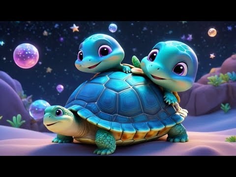 Turtle Shells Go Rock Rock Rock | English Nursery Rhyme | Kids Songs | Baby Music