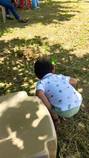 puki busy playing outside the house all alone, he didn't even look at the camera for once #puki🥰❤️💞