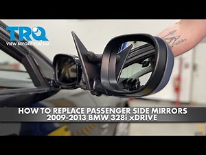 Replacement of the external rearview mirror of the BMW 3 Series
