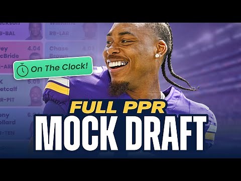 Fantasy Football Mock Draft | Expert Strategy, Picks & Round-by-Round Advice for PPR (2025)
