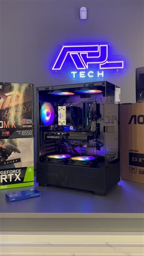 APL tech on Instagram‎: "CPU AMD RYZEN 5 5600X Tray AIR COOLER DEEPCOOL AG300 Gigabyte B550M-K Motherboard 2x RAM KINGSTON 16gb*2 32gb DDR4 32000MHZ GPU GALAX GEFORCE RTX 3060 OC 12 GB DISQUE SSD CUSU 512GB NVME GEN3X4 3.0 G/SEC Case raidmax i802 air 4 FANS + PSU 650W 80plus bronze MONITOR aoc 120hz COMBO GAMDIAS POSEIDON | E2 3 IN 1 GAMING 📞 للطلب او الاستفسار: 05 41555211 05 57467004 الموقع الالكتروني : https://apltech.dz 📍 العنوان: سطيف 🛵 التوصيل متوفر 58 ولاية 📩 مرحبًا بطلباتكم واستفسارا