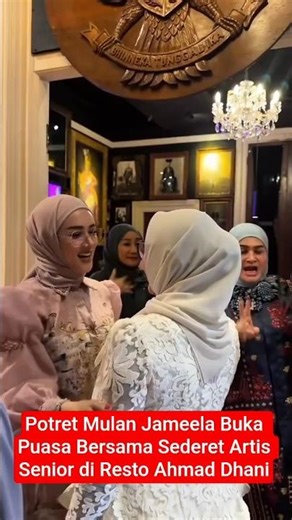 Mulan Jameela Breaks Fast with a Series of Senior Celebrities at Ahmad Dhani's Restaurant