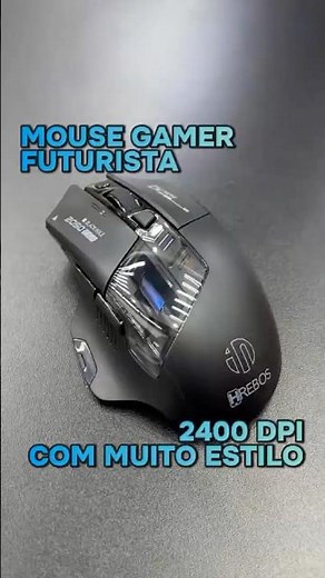 HREBOS Glide Track Rechargeable Wireless Gaming Mouse — 2400 DPI | Bluetooth + 2.4G IF-387 #mouse