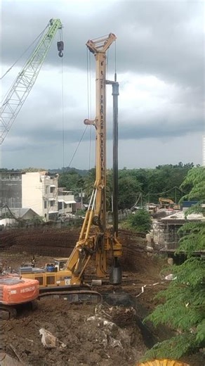 Bored Piling Activities. #construction #shorts