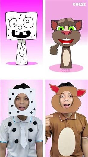 OC DOODLEBOB vs OC TALKING TOM Sprunki 4 Phase 4 Incredibox in Real life. #sprunki