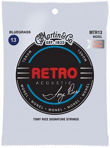 Martin Retro Monel Acoustic Guitar Strings MTR13 Bluegrass 13-56