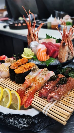 Sushi-Sashimi plate - #sushi#sashimi#foodie