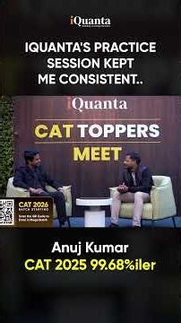 Results Were Low… But He Still Showed Up | CAT Topper Advice