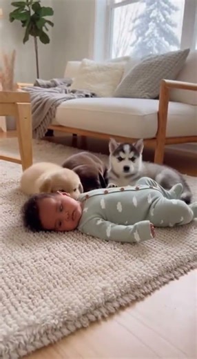 Un Éveil Tout en Douceur avec des Chiots Attendrissants! #chiotsmignons #cute