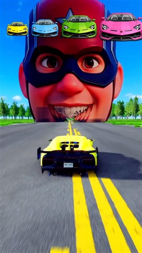 Big & Small bugatti vs capitan - *BeamNG.Drive*