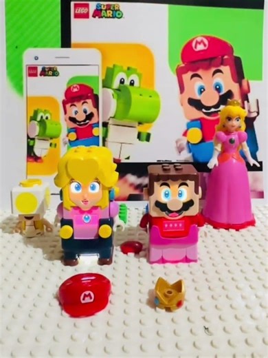 Lego Mario Character Swap: Triple Suit Returnes #shorts #trending #funny #mario #asmr #toys #fyp B37