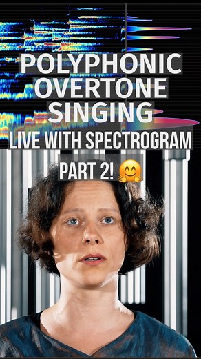 Anna-Maria Hefele | Overtone Singer & Educator on Instagram: "Polyphonic Overtone Singing - PART 2 - with live Spectrogram Analysis! Visualized with @sygytsoftware 🥰🤗❤️ WANT TO LEARN OVERTONE SINGING? Click the link in my bio for my overtone singing video workshop! 👍🏻 And follow for more content! 🤗👍🏻🙏 #overtone #overtonesinging #polyphonicovertonesinging #overtoneanalyzer #spectrogram #sound #visual #music #voice #singing #annamariahefele #vocevista #obertongesang #oberton #stimme #art #