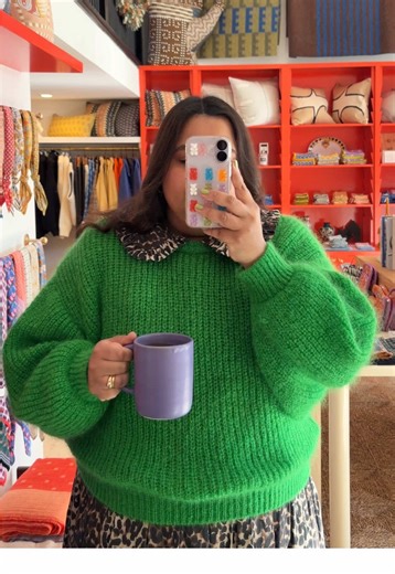 i love a fuzzy sweater