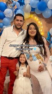 Juegos que hicimos en mi baby shower parte 2. 🩵 #babyshower #juegosbabyshower #juegos #embarazada #embarazo #pregnant | Esmeralda Aviña