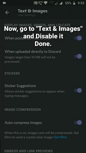 How to disable Auto-compress images in Discord #roduz #discord