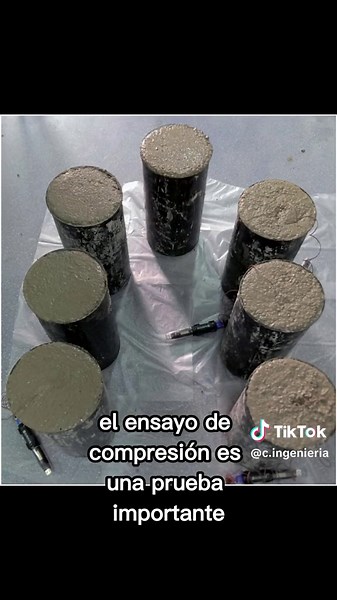 👷🏗️ Ensayo de compresión de concreto #cemento #concreto #estructuras #cingenieria #construction