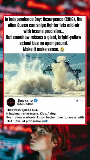 The Plot Armor Moment in Independence Day 2 👽🚌