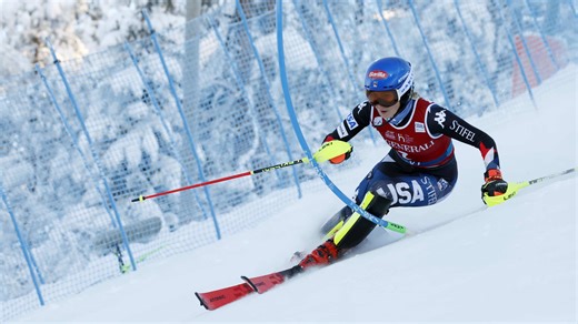 Mikaela Shiffrin earns first World Cup win of season in women's slalom