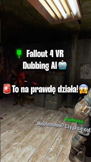 Fallout 4 VR z dubbingiem AI To naprawdę działa! Quest 3S Oculus Meta Horizon Steam Link Mod Gingas