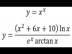 Logarithmic Differentiation Explained Step by Step