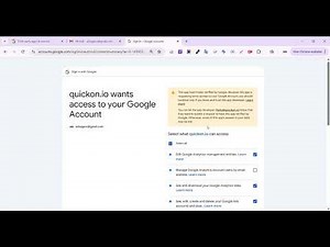 QuickOn App – Google OAuth Consent Flow & Feature Demonstration