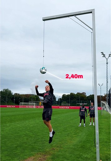 Cristiano Ronaldo's Impressive Jump in Salzburg