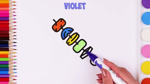 Colorful Drawings | Learning Color Names Together