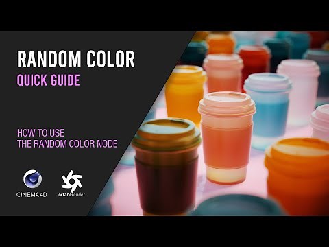 Cinema 4D Tutorial - Octane Random Color Node