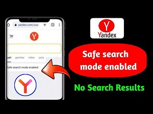 How To Deal with Yandex Safe Search Mode Enabled | Safe search mode enabled