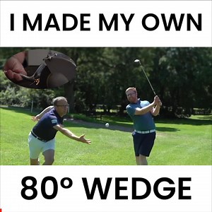 Do you want to hit crazy flop shots like the pros? Look no further than this custom made 80 degree wedge, we show you how its made and how well it works! #golfer #golftips #golfclub #golfswing #golfstagram #golfmates #golfersofinstagram #golflife #Golf #golfing #instagram #golfcourse #golfaddict #instagolf #youtube | Golfmates
