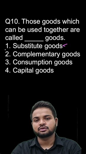Complementary Goods and Substitute Goods.