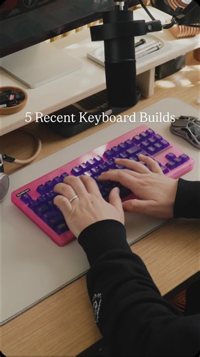 Tristan | Product Photography & Keyboards | I’ve been switching between a few keyboards lately and each one has its own unique sound, feel, and aesthetic. Which build is your favorite? 👀 | Instagram