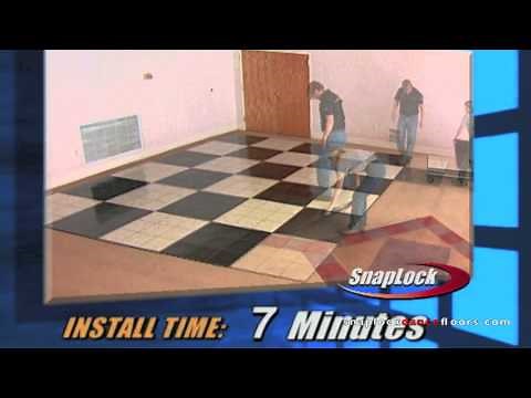 SnapLock Dance Floors Installation