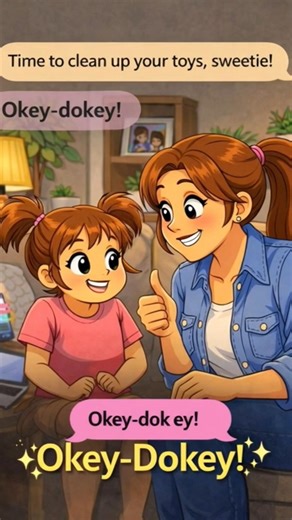 🤯 Okey-Dokey?! This Word Is Everywhere! #shorts #learnenglish #ytshorts #supermommy #okeydokey