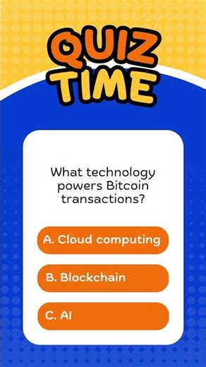 What technology powers Bitcoin transactions?