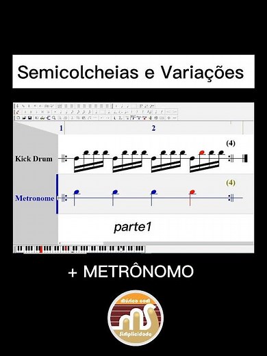 Isso foi feito num programa EDITOR DE PARTITURAS! QUER APRENDER?