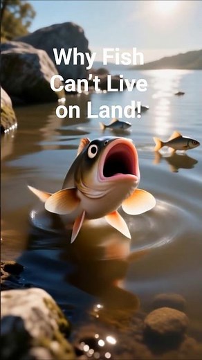 Why Fish Can’t Live on Land | #shorts | Fish Gills Explained for Kids