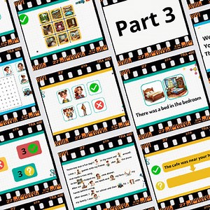 "Max's Adventures" Part 3, ESL online-course, 24 lessons for kids 6-11y.o.