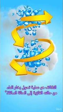 درس حالات الماء: التجمد والانصهار والتبخر والتكاثف | شرح مبسط للأطفال#ابتدائي #youtubeshorts