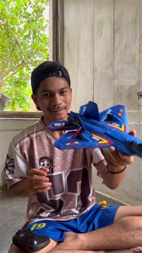 Mainan pesawat bisa jadi kipas angin #mainanviral #pesawat