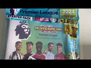 Opening Panini 2024 Adrenalyn XL Premier League Football Card Starter Pack Multi-Set Multipack