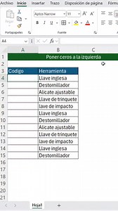 Poner ceros a la izquierda en excel #Excel #app #smartphone #tips #tecnologia #ordenador #tutorial #movil #android | raymon_acuna