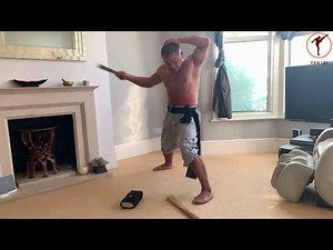 Shaolin Iron Body Training: Brick, metal brush and bamboo