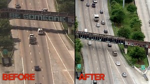 The 'Be Someone' bridge is no more - can we please just leave it alone?