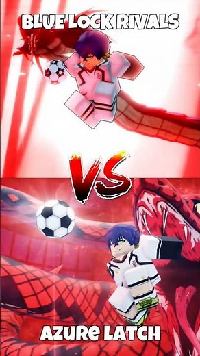 AIKU STYLE Comparison Blue Lock Rivals vs Azure Latch #shorts #anime #bluelock