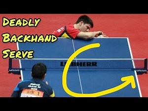 BACKHAND SERVE tutorial - Same motion, Different SPIN
