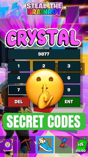NEW SECRET CODES 💎💎 CRYSTAL EVENT Steal The Brainrot Fortnite