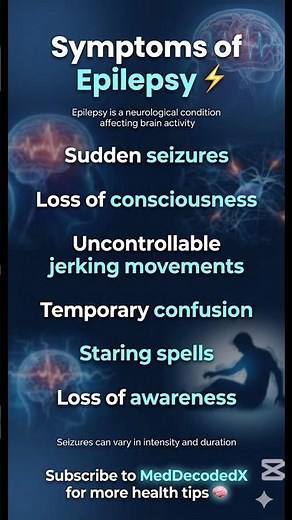 Early Signs of Epilepsy You Should NEVER Ignore 😳